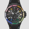 Nylon regenboog-kristallen multifunctioneel horloge Nylon regenboog-kristallen multifunctioneel horloge