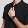 Nylon regenboog-kristallen multifunctioneel horloge Nylon regenboog-kristallen multifunctioneel horloge