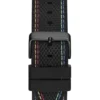 Nylon regenboog-kristallen multifunctioneel horloge Nylon regenboog-kristallen multifunctioneel horloge
