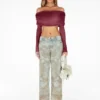 Off-The-Shoulder Crop Top