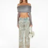 Off-The-Shoulder Crop Top