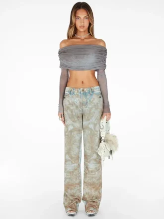 Off-The-Shoulder Crop Top