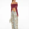 Off-The-Shoulder Crop Top