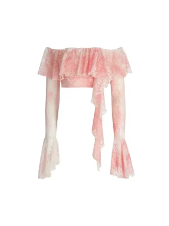 Off-The-Shoulder kanten top