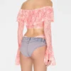 Off-The-Shoulder kanten top