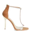 Olivia T-bandje met strass-steentjes en Stiletto’s