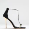 Olivia T-bandje met strass-steentjes en Stiletto’s
