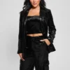 Omega oversized fluwelen blazer