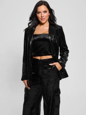 Omega oversized fluwelen blazer