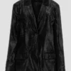 Omega oversized fluwelen blazer