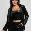 Omega oversized fluwelen blazer