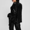 Omega oversized fluwelen blazer