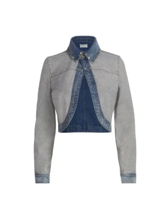 Omgekeerde denim jas
