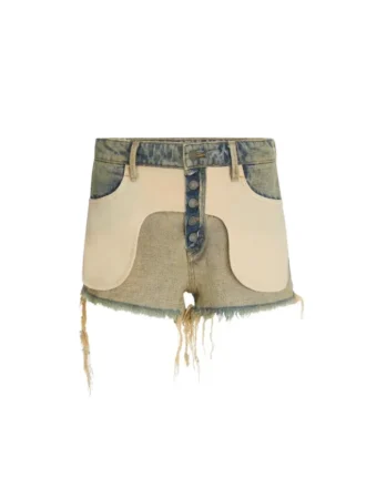Omgekeerde denim short