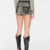 Omgekeerde denim short