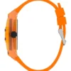 Oranje multifunctioneel horloge van kunststof en siliconen