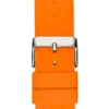 Oranje multifunctioneel horloge van kunststof en siliconen