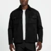 Overshirt van imitatiesuède