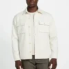 Overshirt van imitatiesuède