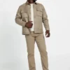Overshirt van imitatiesuède
