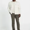Overshirt van imitatiesuède
