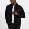 Overshirt van imitatiesuède