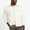 Overshirt van imitatiesuède
