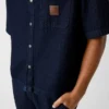 Oversized cropped overhemd Oversized cropped overhemd