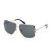 Oversized metalen navigatorzonnebril Oversized metalen navigatorzonnebril