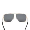 Oversized metalen navigatorzonnebril Oversized metalen navigatorzonnebril