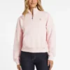 Oversized mini-triangle sweatshirt met halve rits Oversized mini-triangle sweatshirt met halve rits