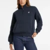 Oversized mini-triangle sweatshirt met halve rits