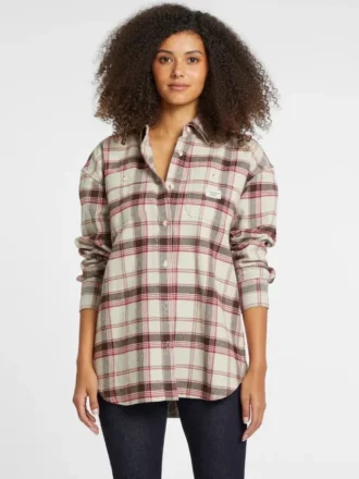 Oversized overhemd met lange mouwen en zakken Oversized overhemd met lange mouwen en zakken