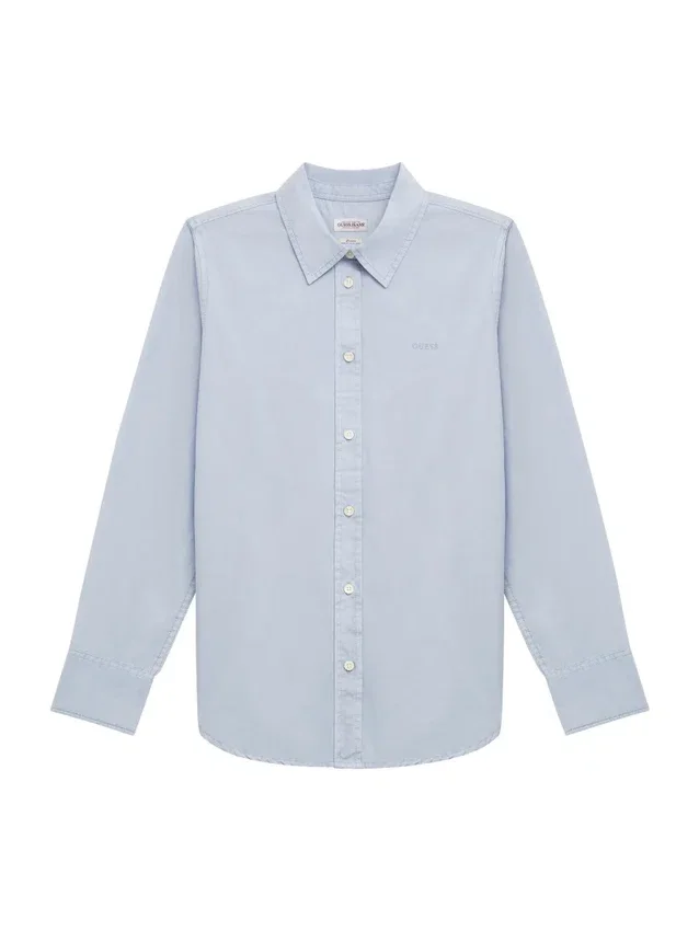 Oversized overhemd met lange mouwen en zakken Oversized overhemd met lange mouwen en zakken