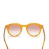 Oversized ronde kunststof zonnebril Oversized ronde kunststof zonnebril