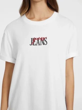 Oversized T-shirt met gemengd logo