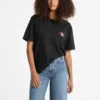 Oversized T-shirt met sterlogo Oversized T-shirt met sterlogo