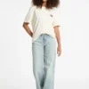 Oversized T-shirt met sterlogo Oversized T-shirt met sterlogo