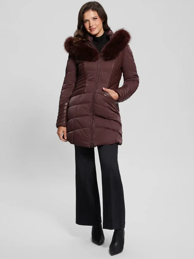 Oxana pufferjas met capuchon Oxana pufferjas met capuchon