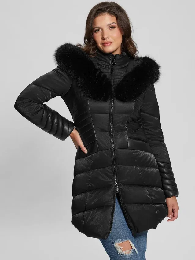 Oxana pufferjas met capuchon Oxana pufferjas met capuchon