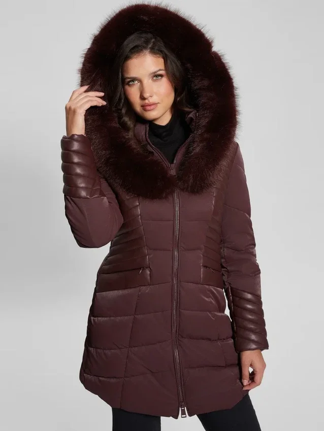 Oxana pufferjas met capuchon Oxana pufferjas met capuchon