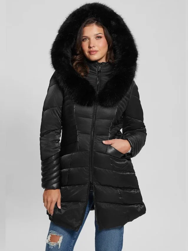 Oxana pufferjas met capuchon Oxana pufferjas met capuchon