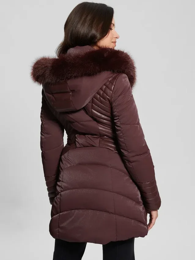 Oxana pufferjas met capuchon Oxana pufferjas met capuchon
