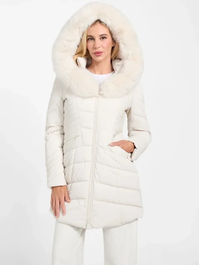Oxana pufferjas met capuchon Oxana pufferjas met capuchon