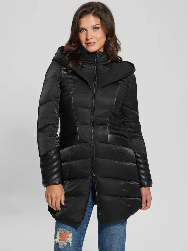 Oxana pufferjas met capuchon Oxana pufferjas met capuchon