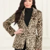 Pamela-blazer van bedrukt fluweel Pamela-blazer van bedrukt fluweel
