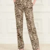 Pamela-broek van bedrukt fluweel Pamela-broek van bedrukt fluweel