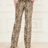 Pamela-broek van bedrukt fluweel Pamela-broek van bedrukt fluweel