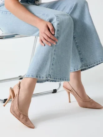 Pandy mesh slingback