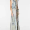 Patchwork denim gilet Patchwork denim gilet